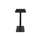 Rustic Console Table with Cross-Leg Design – Black / Brown, 1-Unit