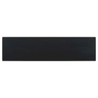 Rustic Console Table with Cross-Leg Design – Black / Brown, 1-Unit