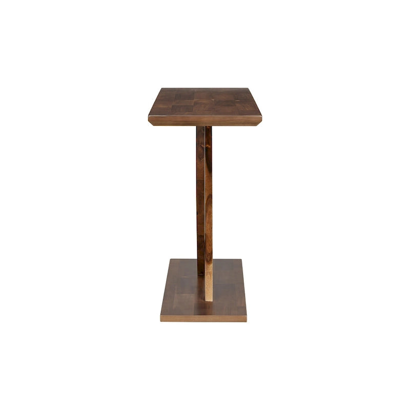 Rustic Console Table with Cross-Leg Design – Black / Brown, 1-Unit