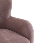 Fabric Wingback Accent Chair with Tapered Legs – Camel / White / Pinkish Purple / Brown / Olive Green / Gray Blue, 1-Person Use
