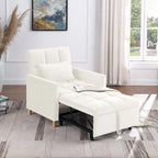 Aukfa Sleeper Chair Bed Convertible Single Sofa Chair with Pillow