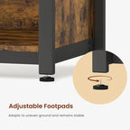 40-50 Gallon Aquarium Stand with Storage Cabinet – Black / Grey / Brown, 1-Unit