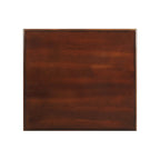 Rectangular End Table with Drawer and Open Shelf – Walnut, Wood Top, 1-Unit