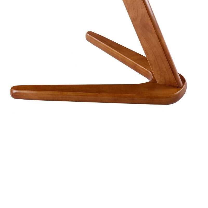 Round Solid Wood Side Table / Accent Table – Brown, Wood Top, 1-Unit